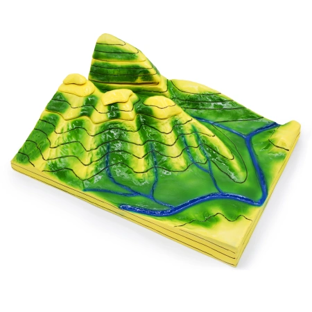 Модель «Вулканическая поверхность. Формирование гор» (7 частей)